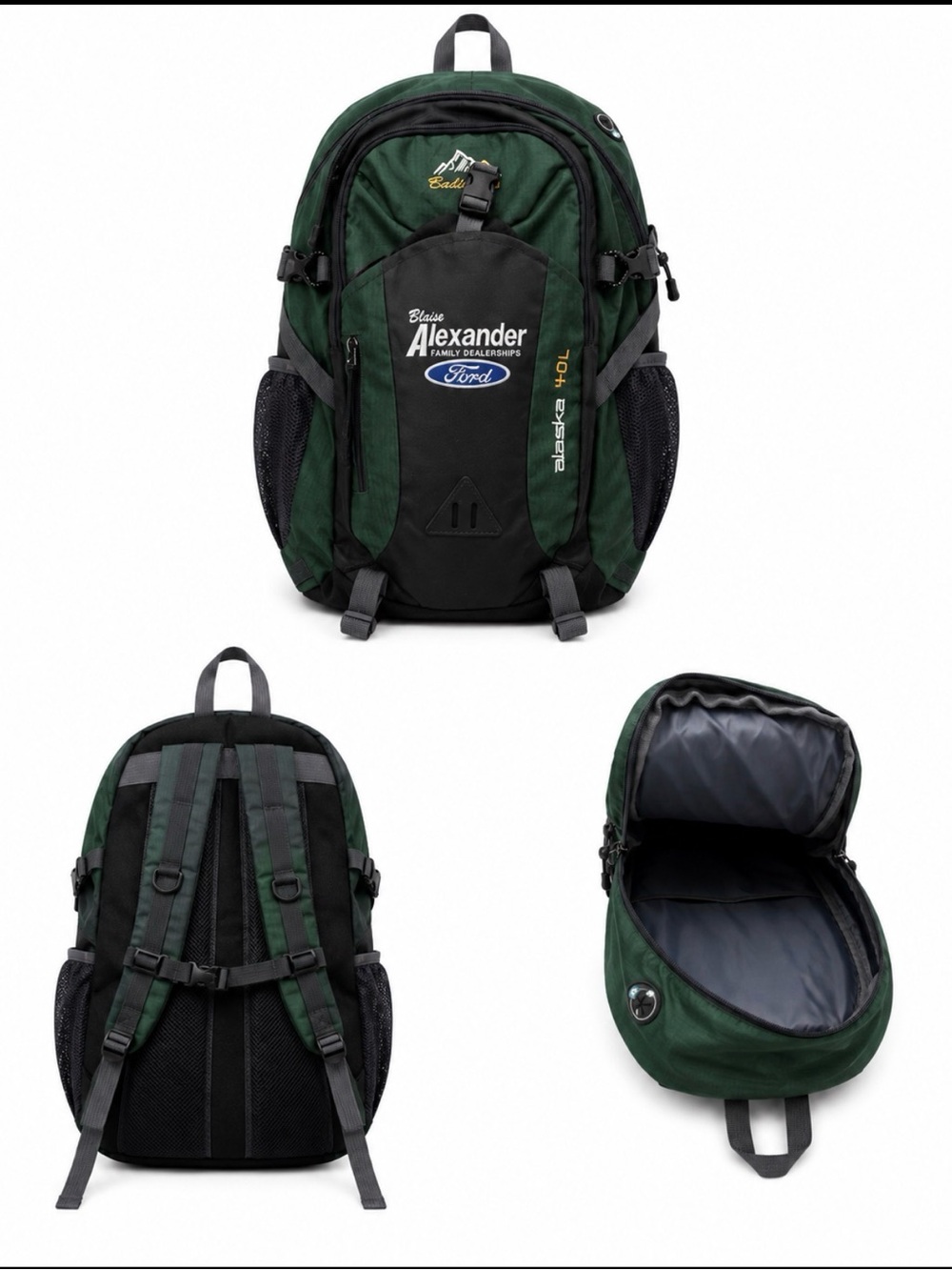 Alexander Men’s Green & Black Alaska 104 Backpack